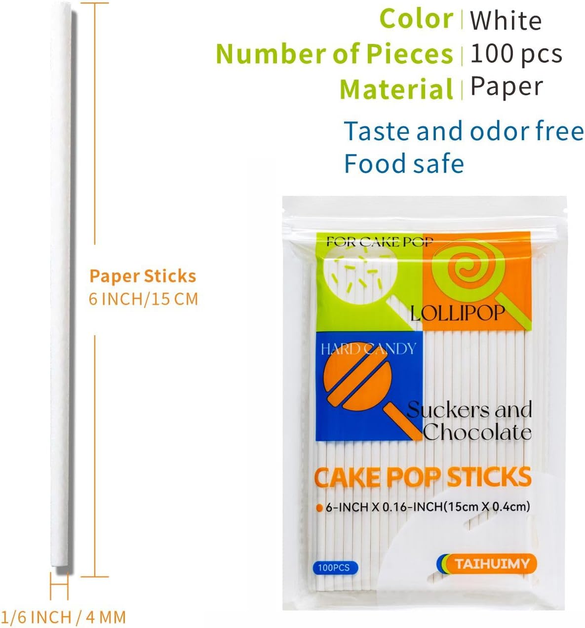 Lollipop Sticks - 50 Count
