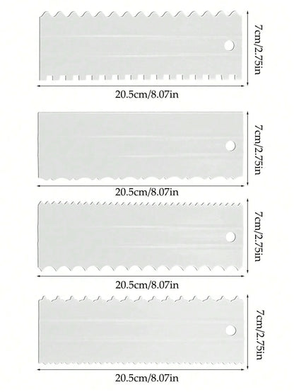 Cake Comb Set - 4 Pieces