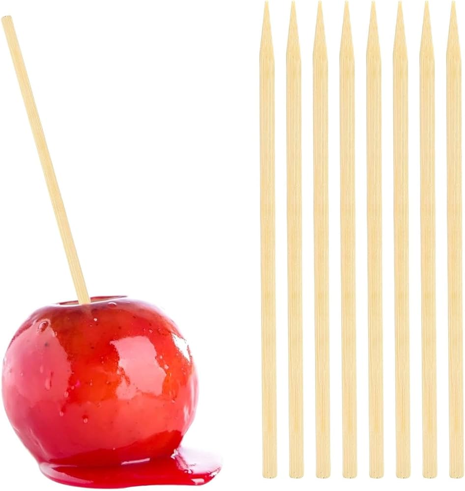 Bamboo Candy Apple Sticks