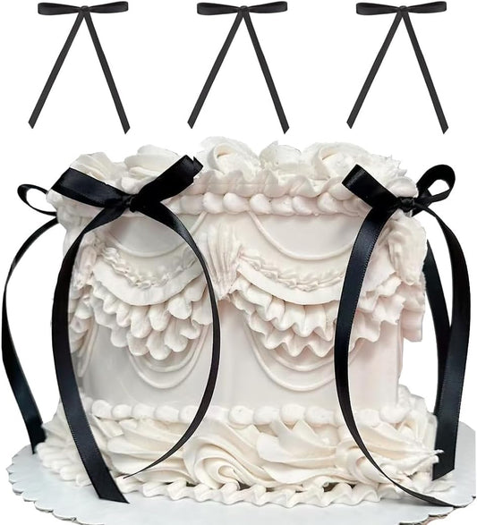 Cake Bow Tie Ribbon - 10 Count