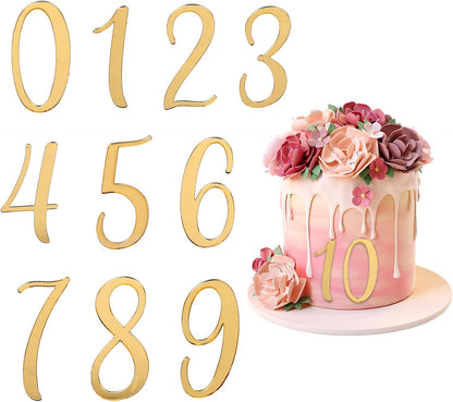 Acrylic Numbers Set