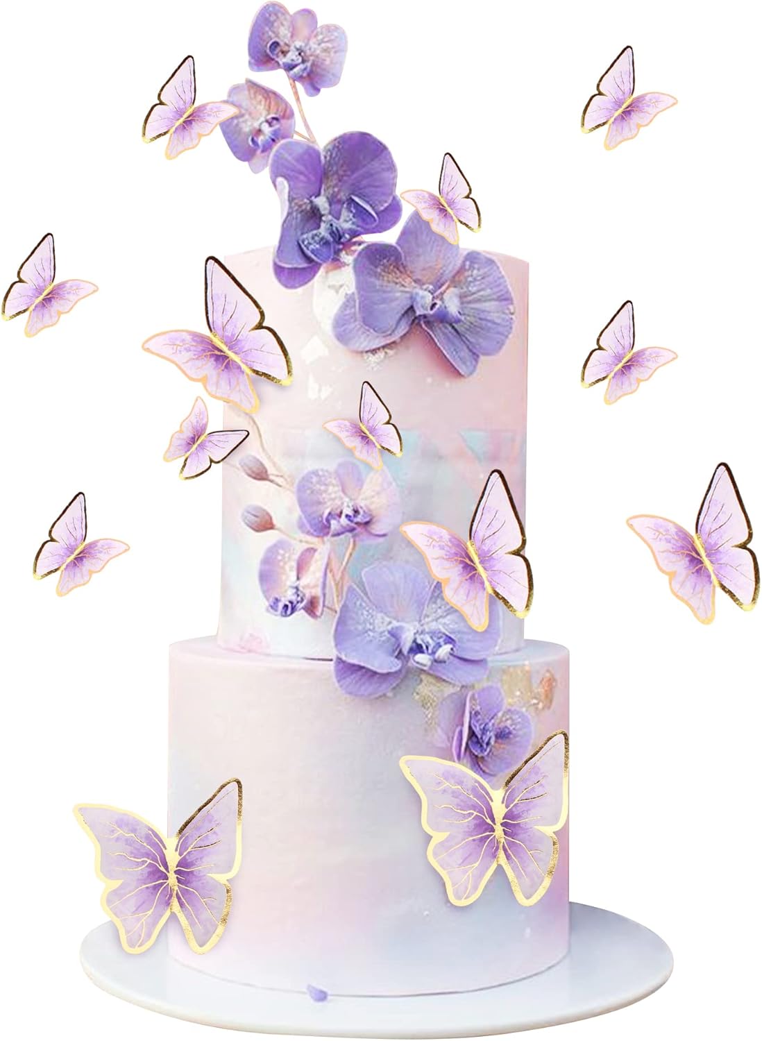 3D Butterfly Cake Decoration - 10 Pack