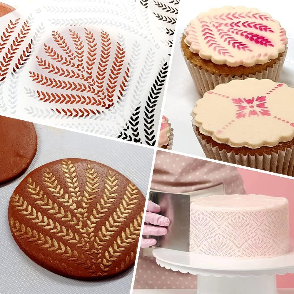 Cake Stencils - 4 Pieces