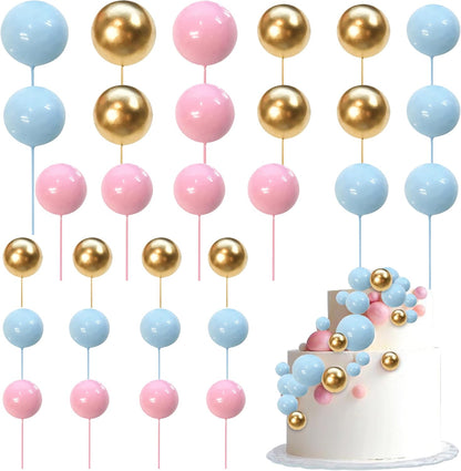Cake Foam Balls - 50 Count