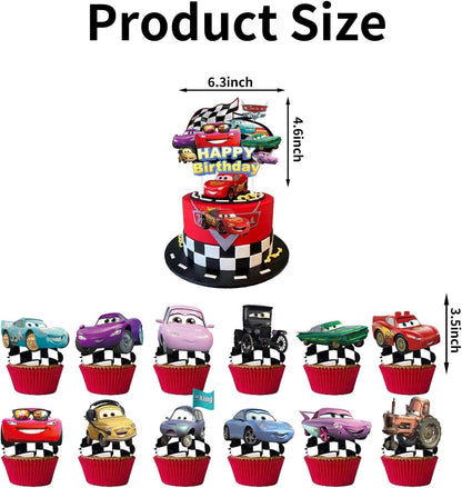 Disney Cars Cake/Cupcake Toppers - 25 Pieces