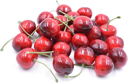 Artificial Cherry Fruit Model - 10 Count