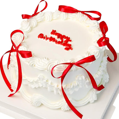 Cake Bow Tie Ribbon - 10 Count