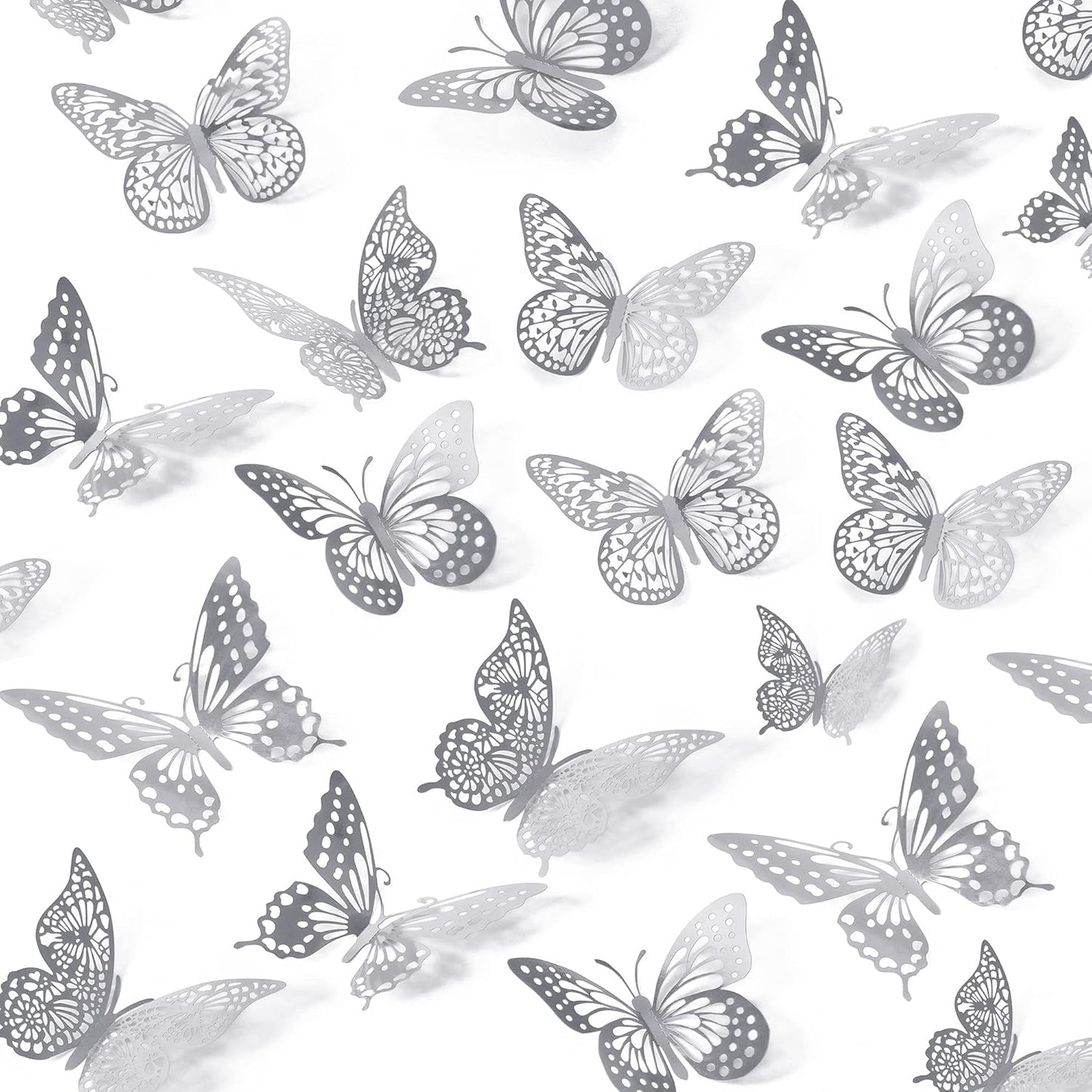 3D Butterfly Cake Decoration - 12 Count