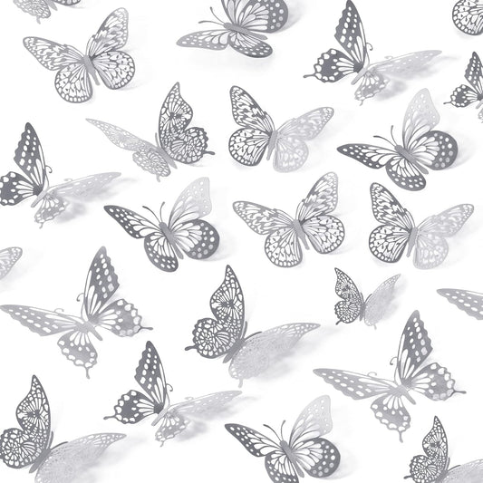 3D Butterfly Cake Decoration - 12 Count