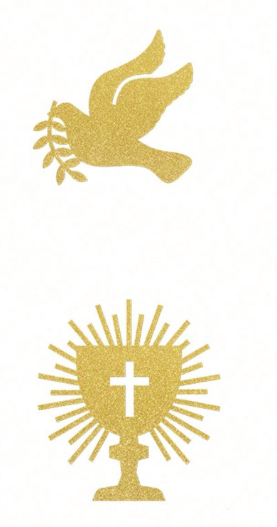 God Bless Cupcake Toppers - 12 Pieces