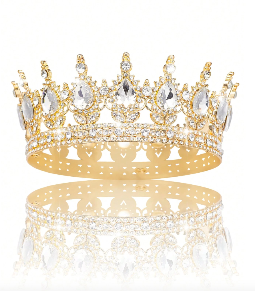 XL Crown Cake Topper - 1 Count