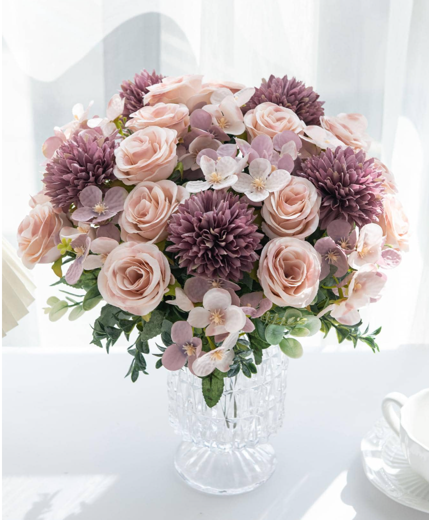 Artificial Flower Bouquet Set