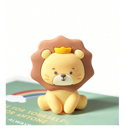 Wild Animal Cake Topper Set - 4 Pieces