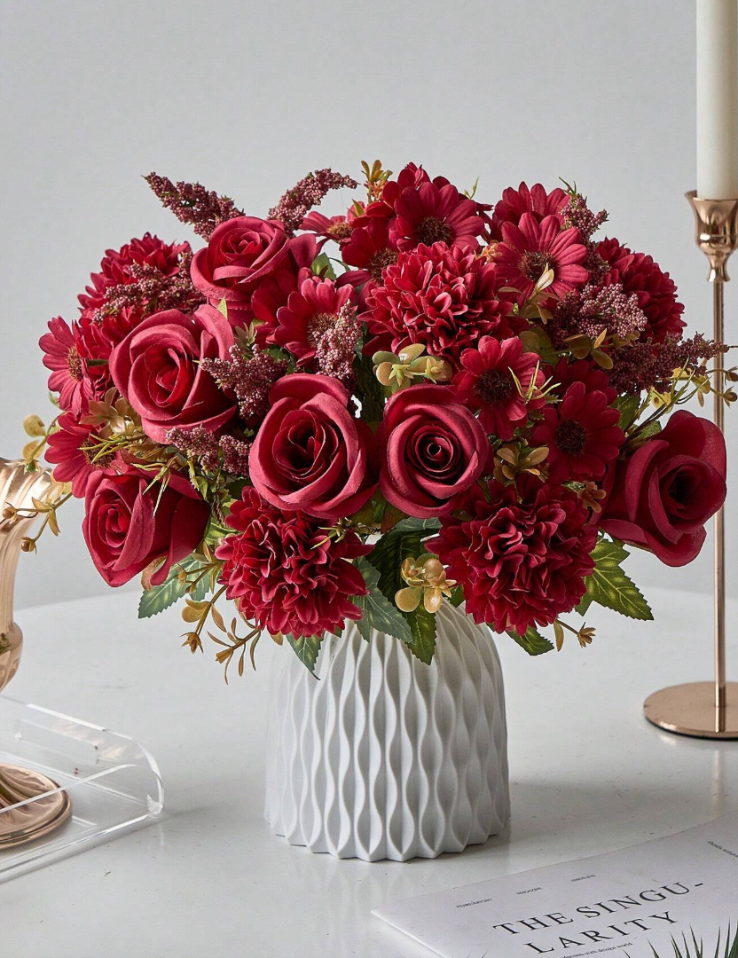 Artificial Flower Bouquet Set