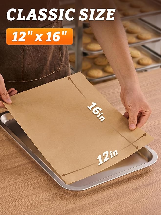 Parchment Paper Baking Sheets - 20 Count